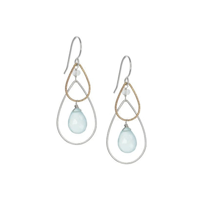 Laura J Designs Earrings Laura J Designs Chalcedony Waves Earrings 35795166 Laura J Designs Chalcedony Waves Earrings