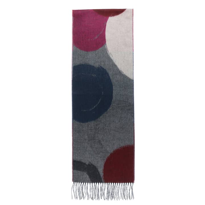 Fraas Brush Stroke Circles Scarf - Multiple Colors