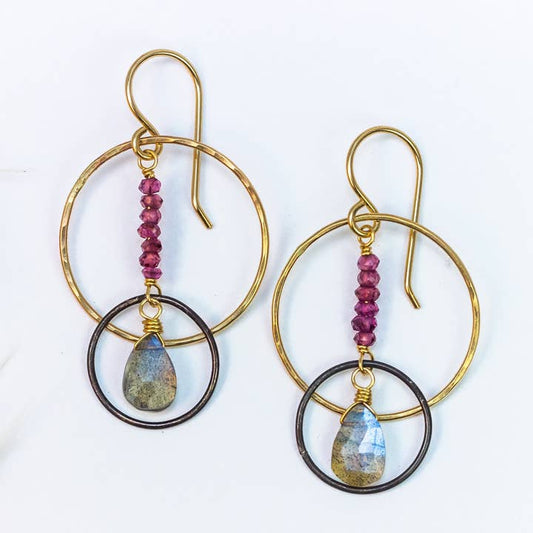 Laura J Designs Earrings Laura J Designs Dusk Cascade Earrings 04714206 Laura J Designs Dusk Cascade Earrings