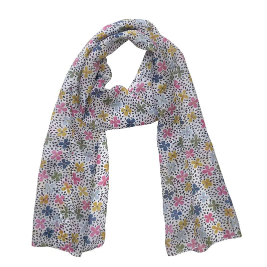 Quintessential Scarves Quintessential Abbey Multi Silk Scarf Quintessential Abbey Multi Silk Scarf