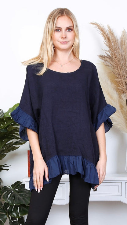 Lea & Luc Linen Tunic - Multiple Colors