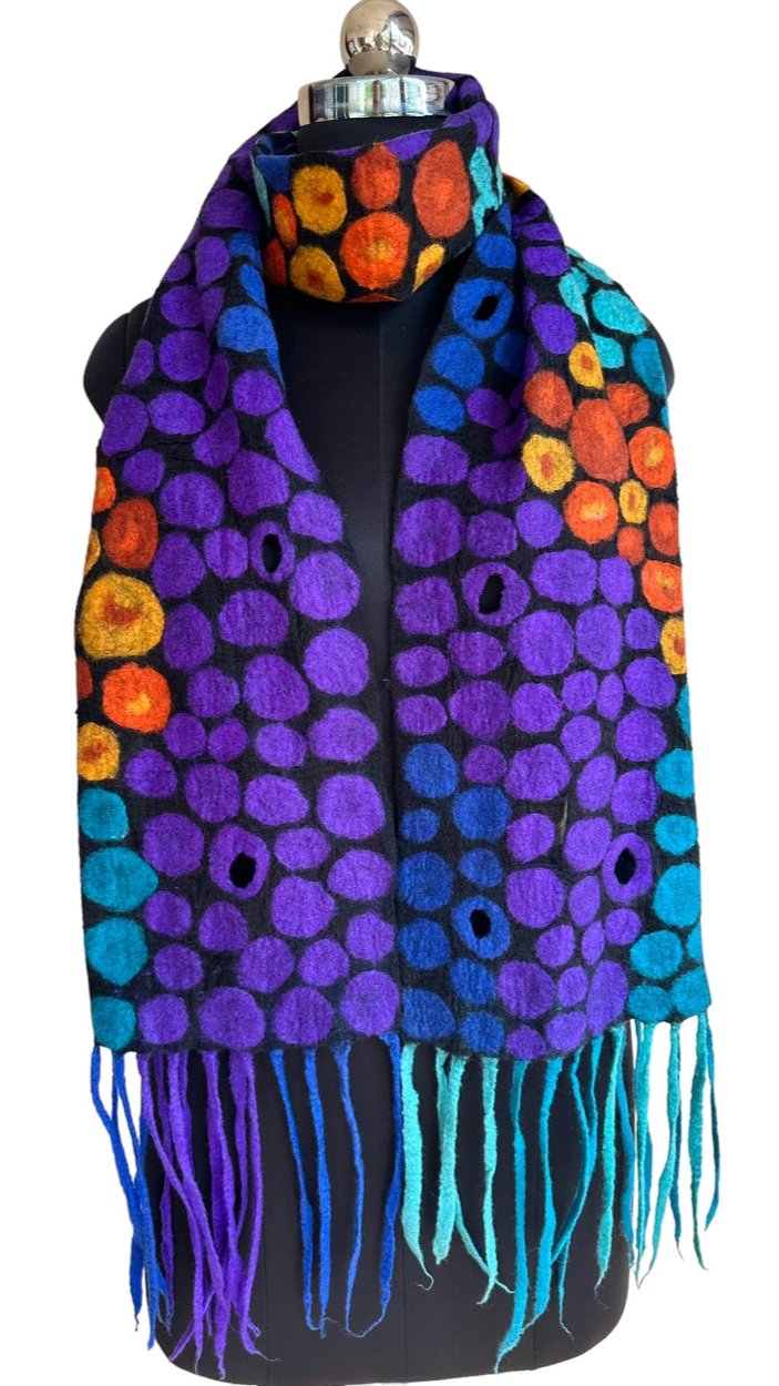 Pomegranate Moon Stepping Stone Scarf