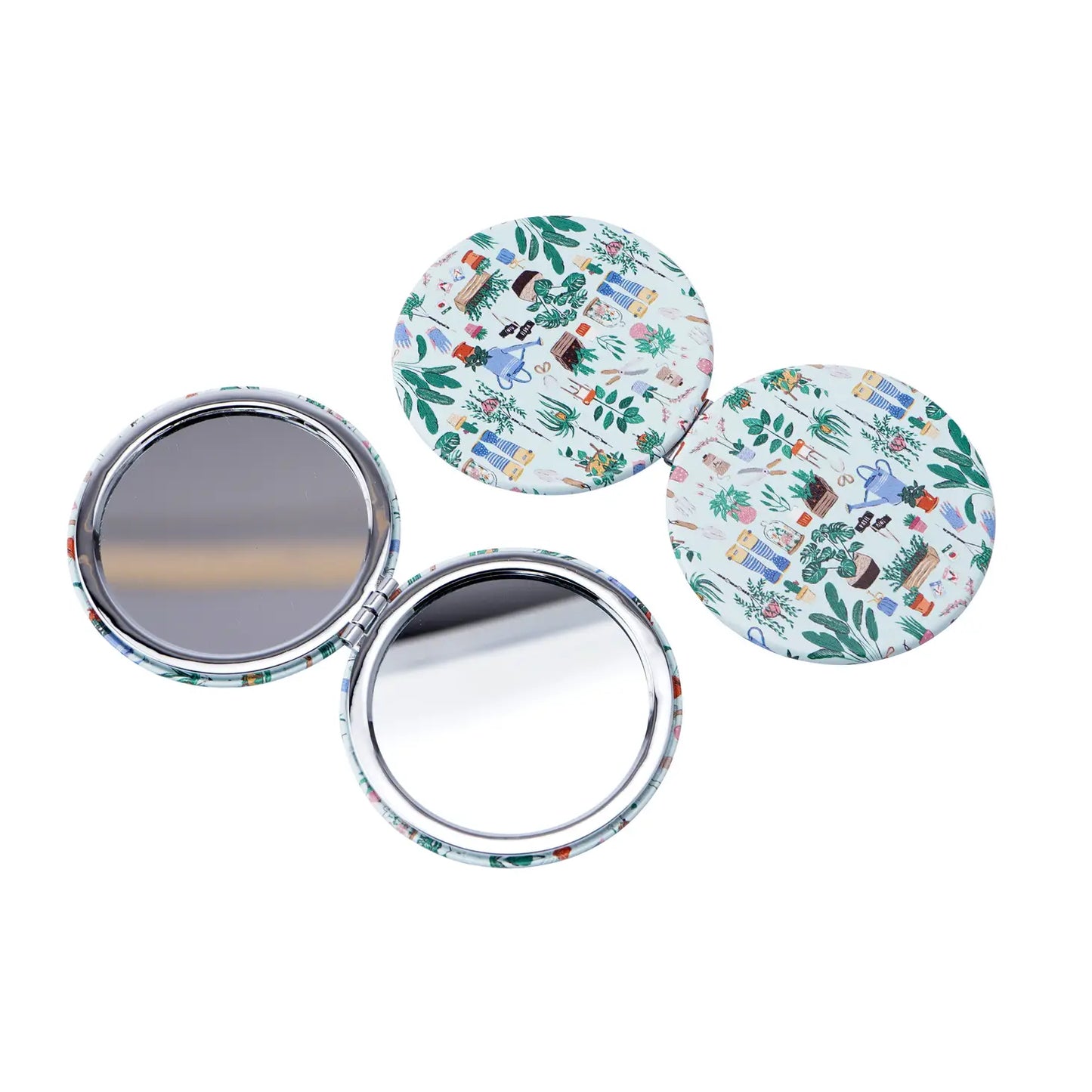 Potting Shed Round Travel Compact Mirror