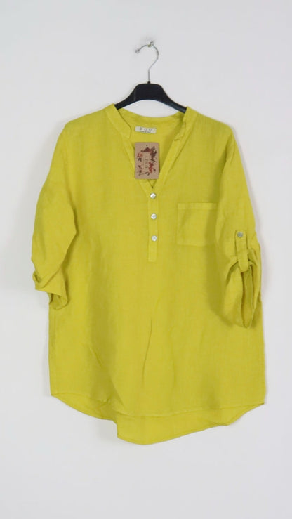 Lea & Luc Linen Blouse - Multiple Colors