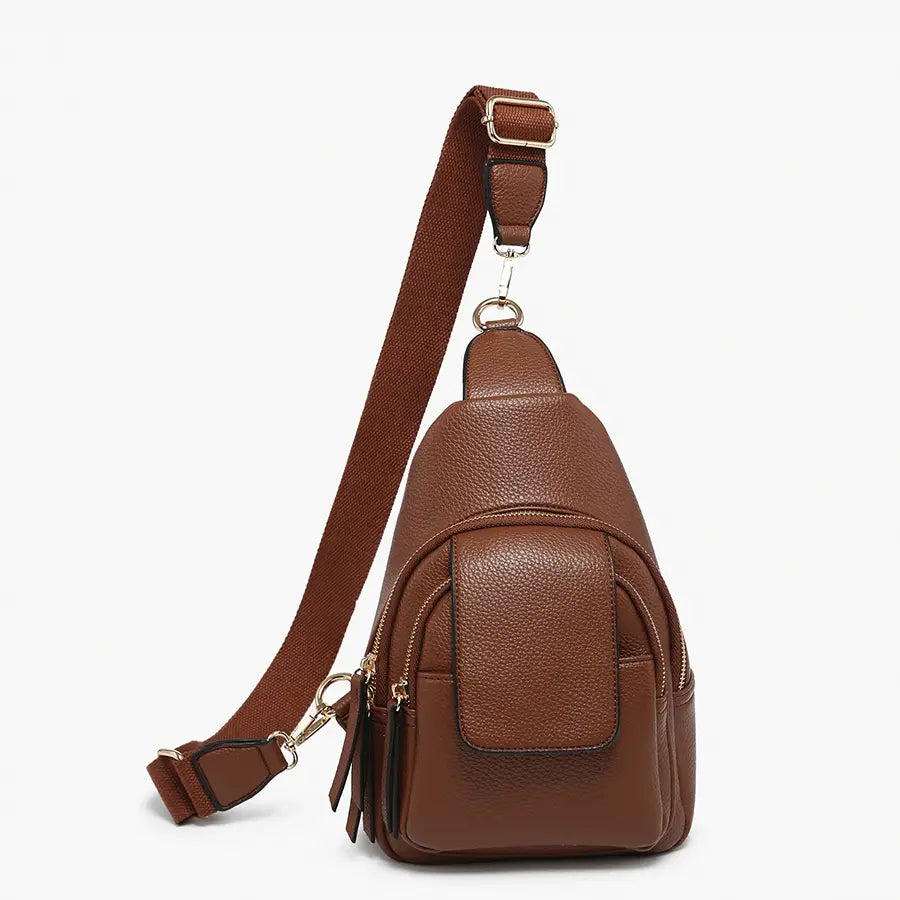 Jen & Co Bags Jen & Co Sophia Sling Vegan Leather Bag - Multiple Colors Jen & Co Sophia Sling Vegan Leather Bag - Multiple Colors