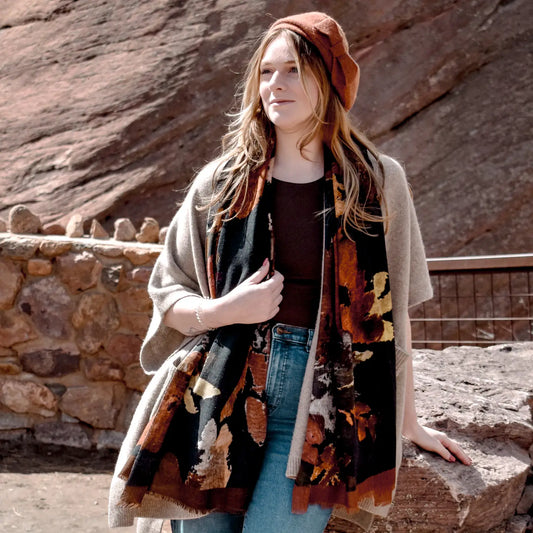 Dupatta November Rain Autumnal Scarf