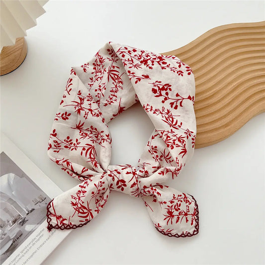 Square Print Scarf - Multiple Colors