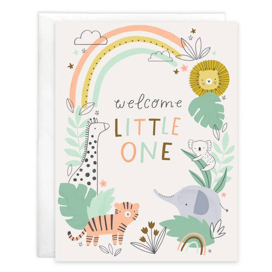 Gina B Designs In the Jungle Baby Card