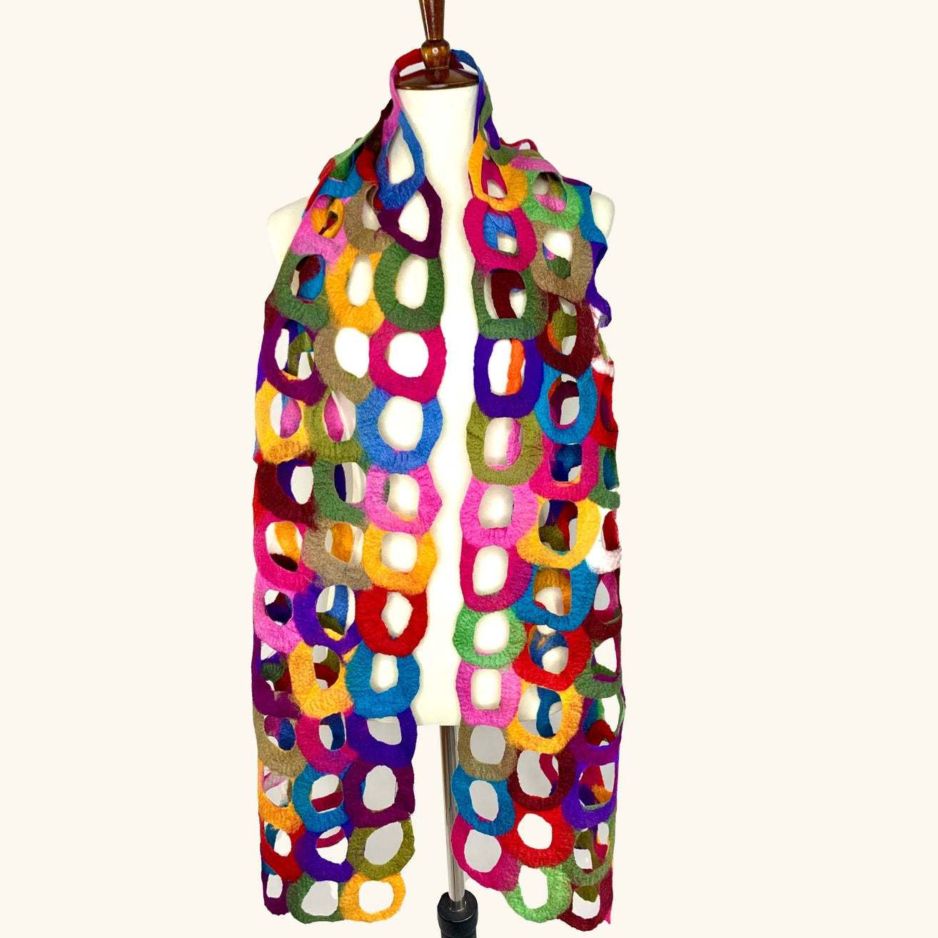 Pomegranate Moon Ring Multi Scarf
