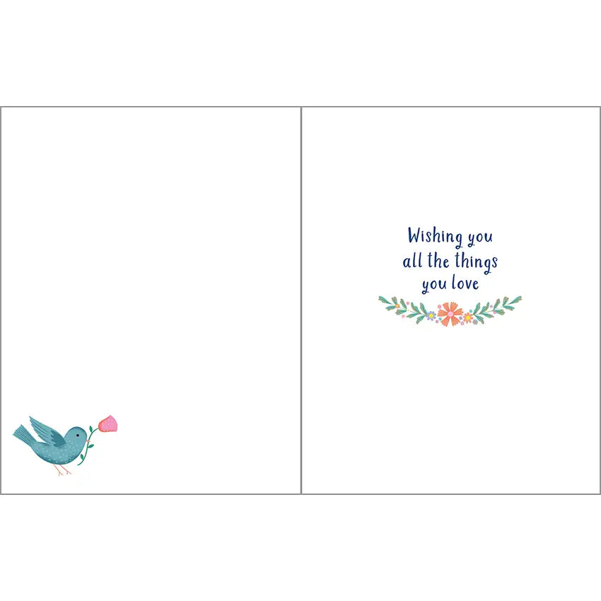 Gina B Designs Cards Gina B Designs Books & Bird Birthday Card Gina B Designs Books & Bird Birthday Card
