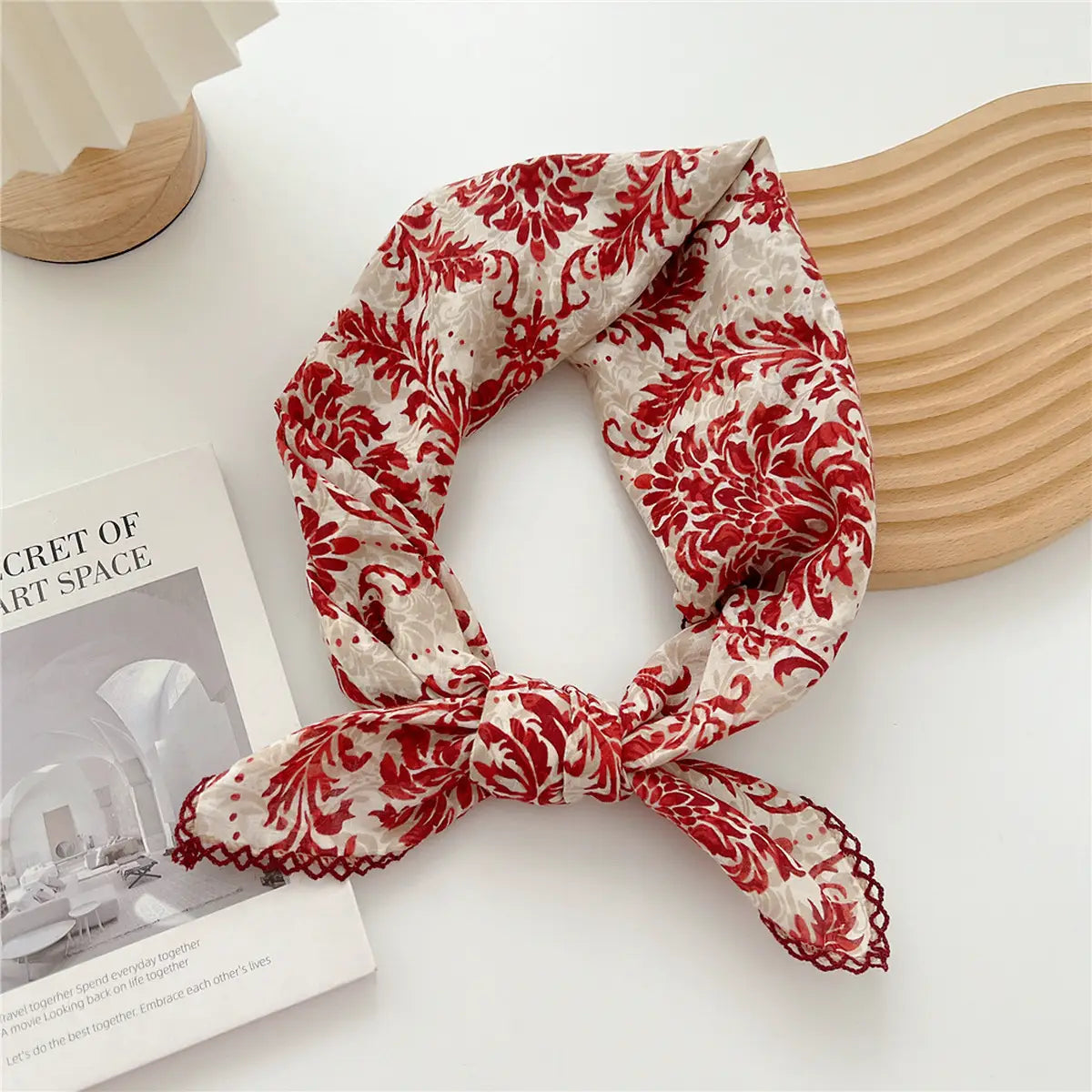 Square Print Scarf - Multiple Colors