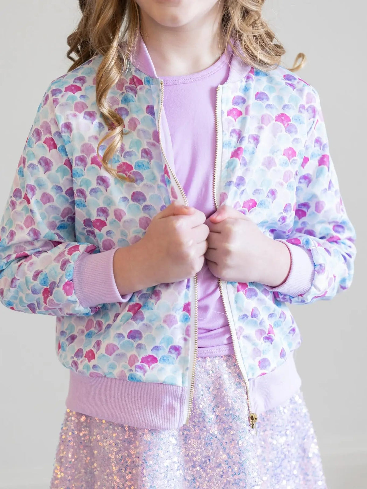 Mila & Rose Children's Clothing Mila & Rose Satin Jacket - Multiple Prints Mila & Rose Satin Jacket - Multiple Prints
