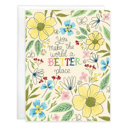 Gina B Designs Cards Yellow Happy Flowers Thinking Of You Greeting Card 91719902 Yellow Happy Flowers Thinking Of You Greeting Card