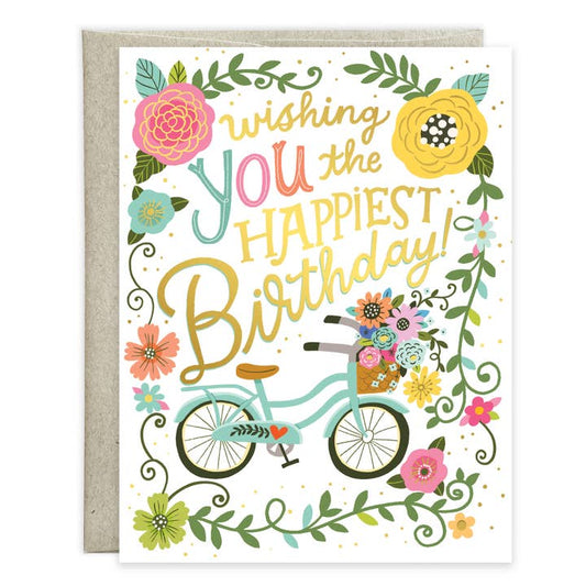 Gina B Designs Bicycle Birthday Card