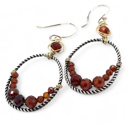 Art By Any Means Ember Hoop Earrings