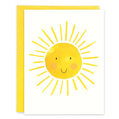 Gina B Designs Smiling Sun Greeting Card