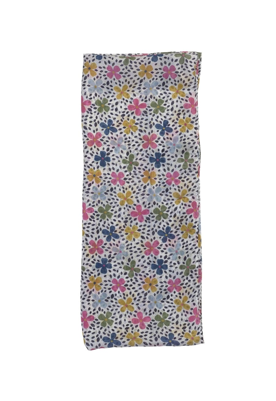 Quintessential Scarves Quintessential Abbey Multi Silk Scarf 72864222 Quintessential Abbey Multi Silk Scarf