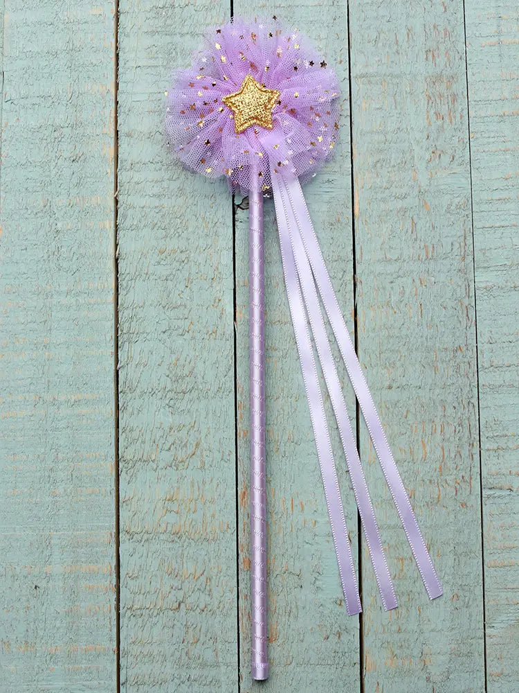 Sparkle Sisters Tulle Wand - Multiple Colors