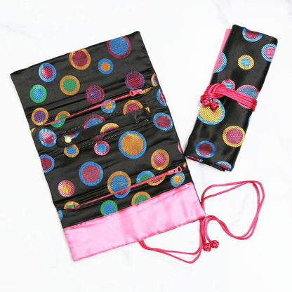 Brocade Jewelry Roll - Multiple Patterns