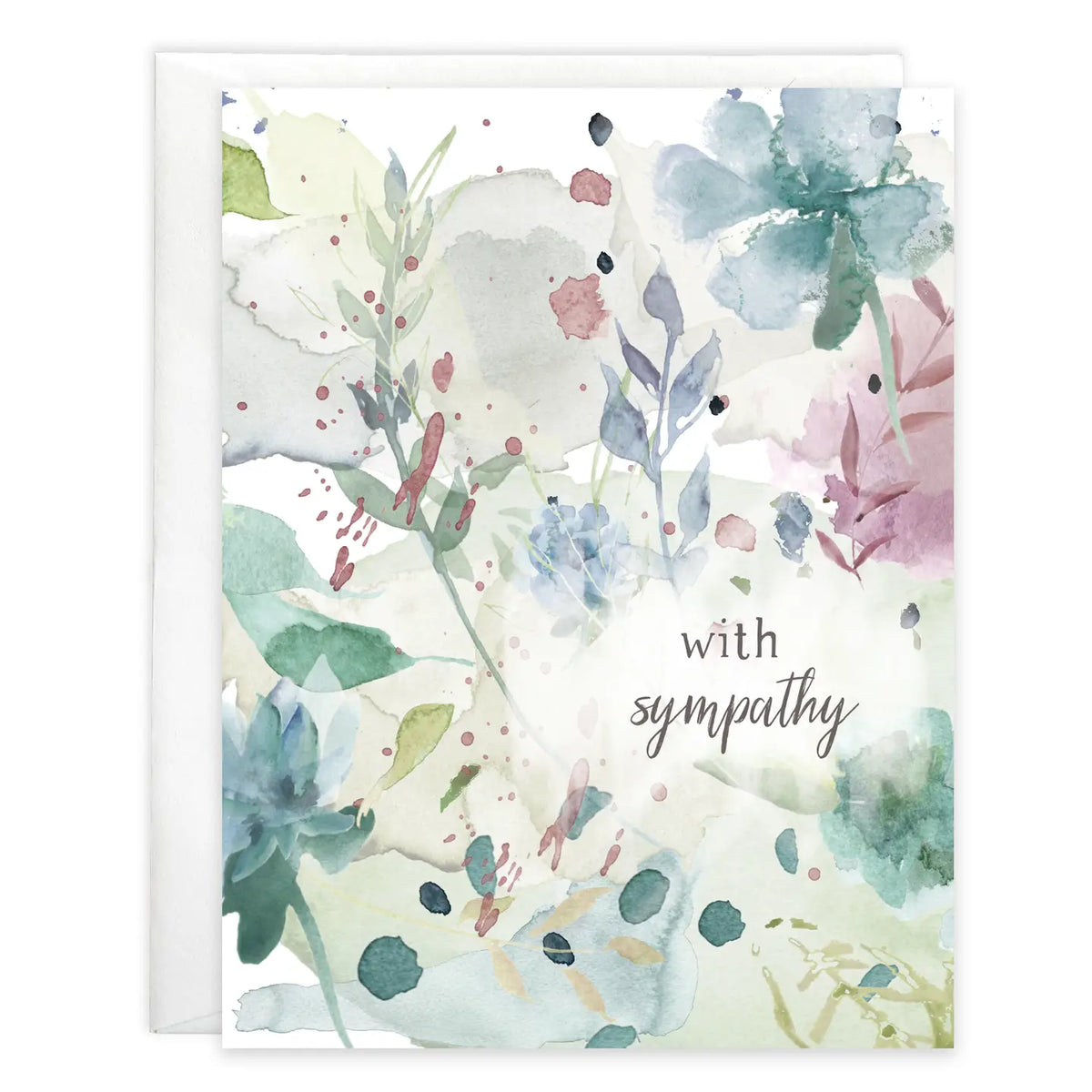 Gina B Designs Cards Gina B Designs Watercolor Sympathy Greeting Card Gina B Designs Watercolor Sympathy Greeting Card