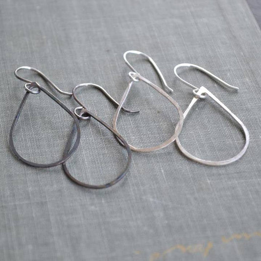 Metamorphosis Metals Earrings Metamorphosis Metals Large Silver Teardrop Earrings 85933278 Metamorphosis Metals Large Silver Teardrop Earrings