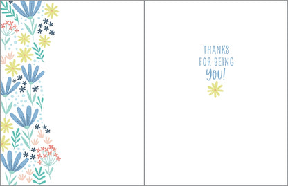 Gina B Designs Blue Daisies Mother's Day Card
