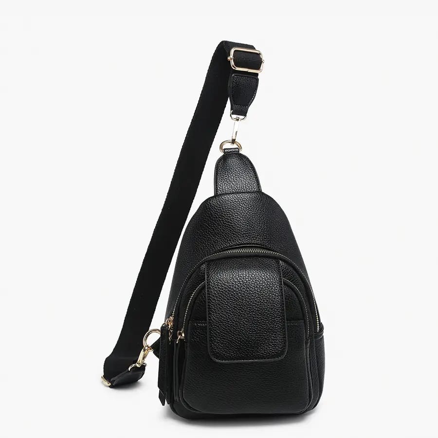 Jen & Co Bags Jen & Co Sophia Sling Vegan Leather Bag - Multiple Colors Jen & Co Sophia Sling Vegan Leather Bag - Multiple Colors