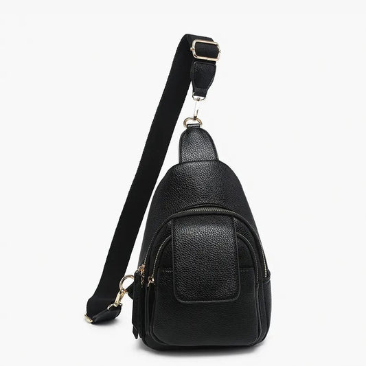 Jen & Co Bags Jen & Co Sophia Sling Vegan Leather Bag - Multiple Colors Jen & Co Sophia Sling Vegan Leather Bag - Multiple Colors