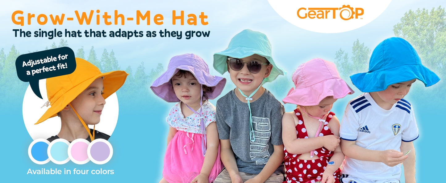 Kids UP50+ Sun Protection Hat - Multiple Colors