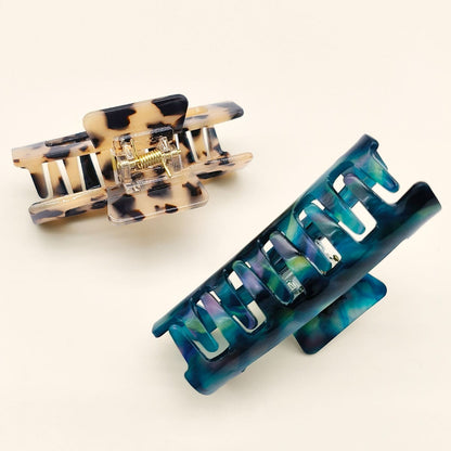 ACCITY Hair Clip Tortoise Shell Flat Hair Claw - Multiple Colors Tortoise Shell Flat Hair Claw - Multiple Colors