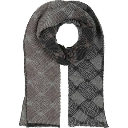 Fraas Geo Metallic Plisse Scarf