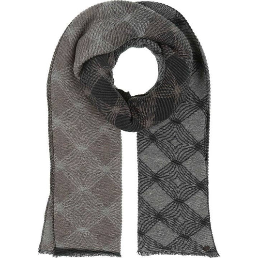 Fraas Geo Metallic Plisse Scarf