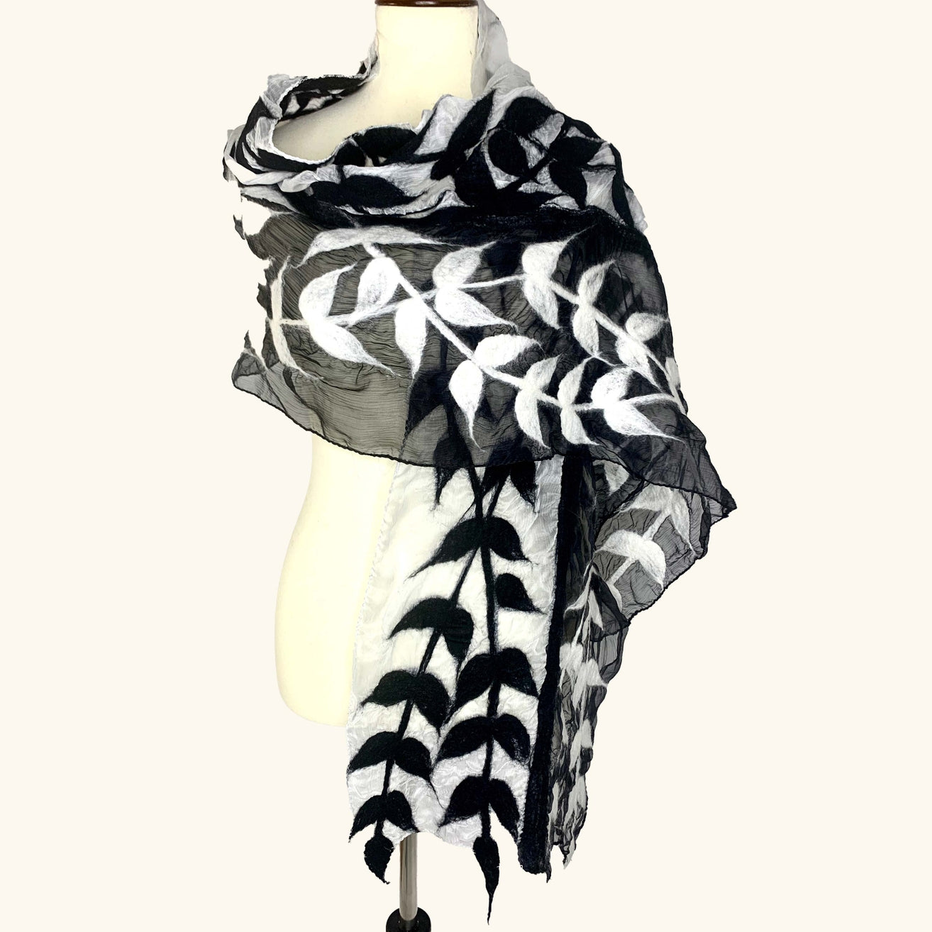 Pomegranate Moon Split Vine Scarf