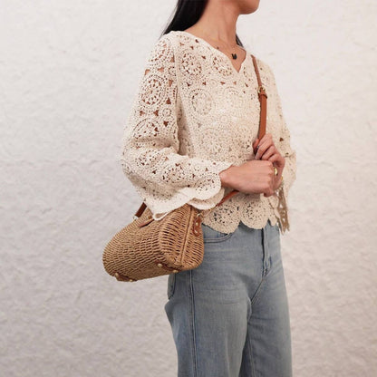 ACCITY Bags Fashionable Paper Rope Woven Bag Fashionable Paper Rope Woven Bag