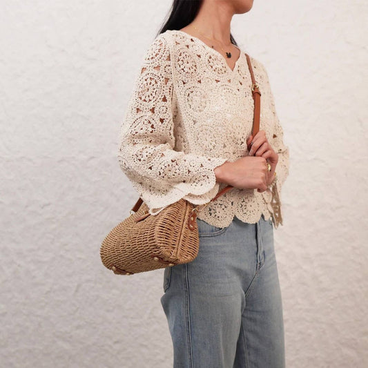ACCITY Bags Fashionable Paper Rope Woven Bag Fashionable Paper Rope Woven Bag