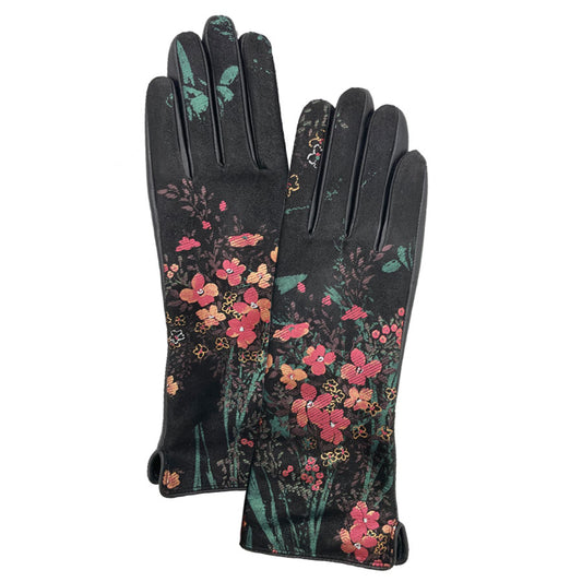Dupatta Fiorella Floral Printed Leather Gloves