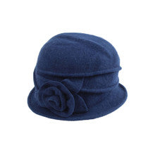 Jeanne Simmons Boiled Wool Ribbed Cap - Multiple Colors