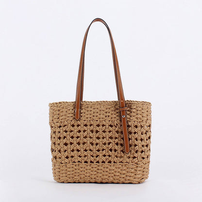 ACCITY Bags Stylish Large Hand Woven Tote Stylish Large Hand Woven Tote