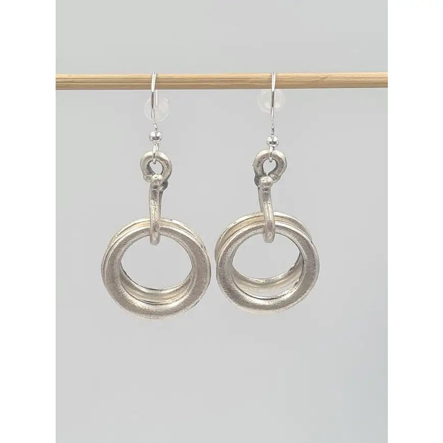 Volare Earrings Volare Triple Loop Drop Earring - Multiple Metals #5BR83X Volare Triple Loop Drop Earring - Multiple Metals #5BR83X