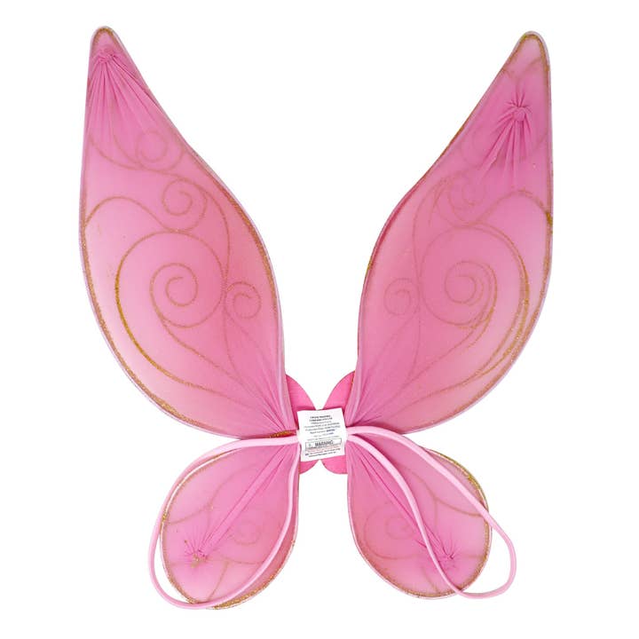 Pink Poppy Butterfly Sparkle Wire Wings