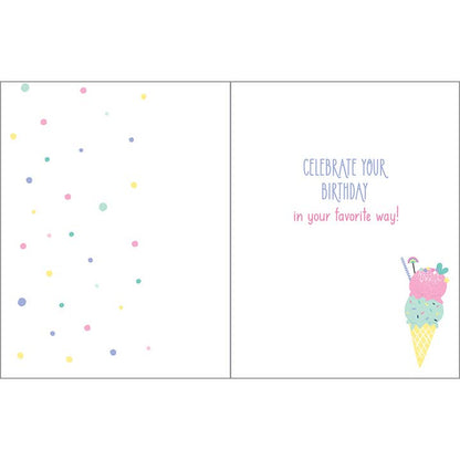 Gina B Designs Sweet Ice Cream Birthday Card