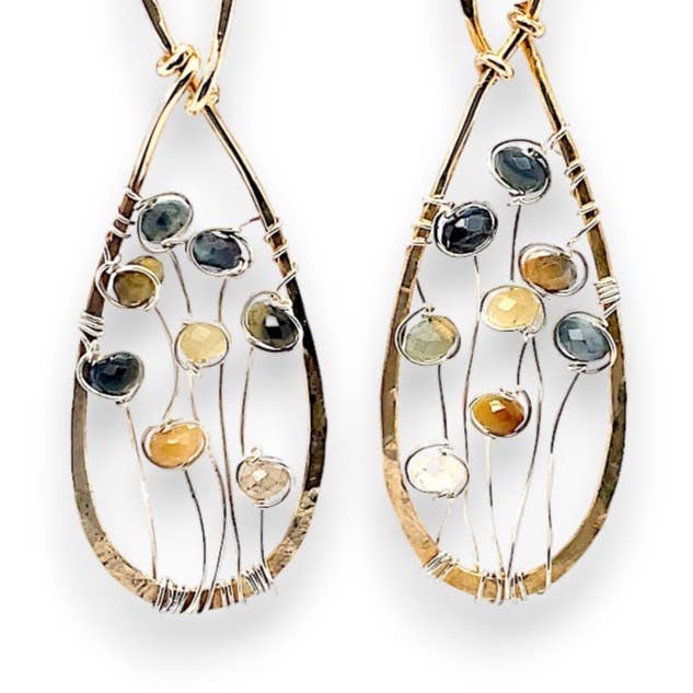 Art By Any Means Wild Flower Earrings