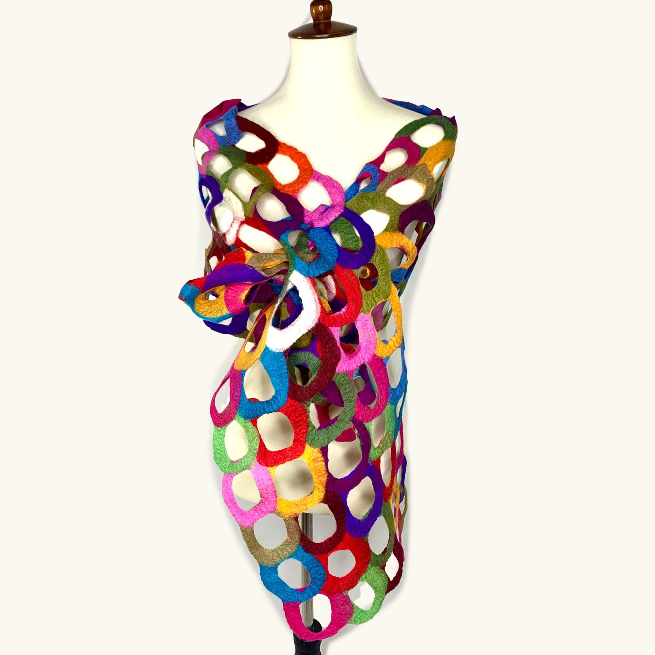Pomegranate Moon Ring Multi Scarf