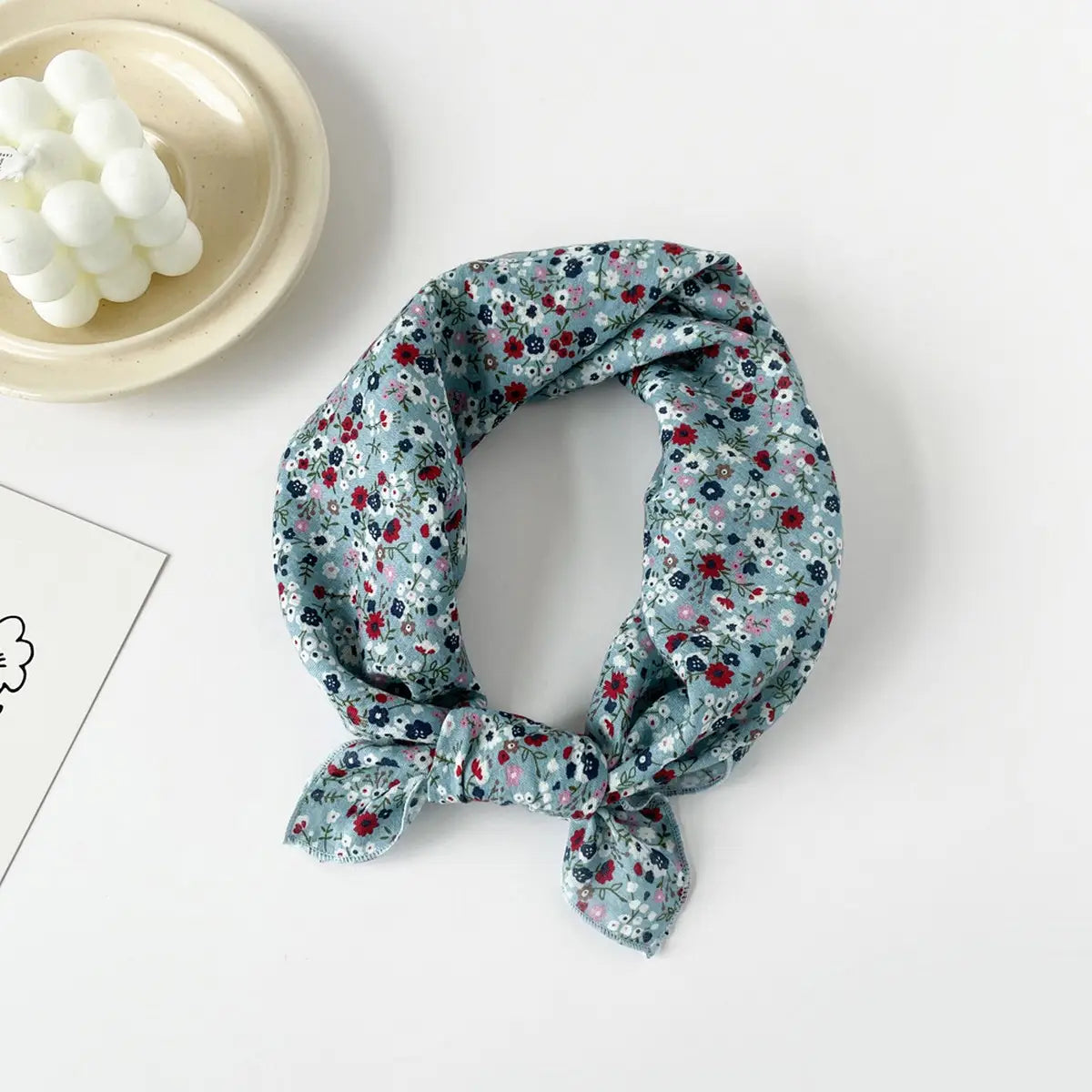 Square Print Scarf - Multiple Colors