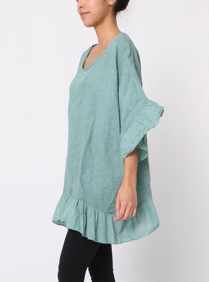 Lea & Luc Linen Tunic - Multiple Colors
