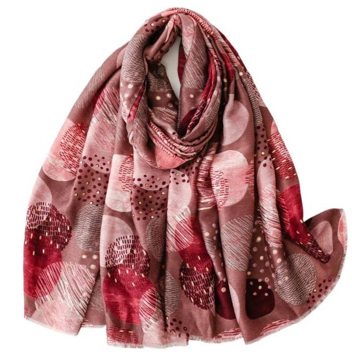 Funkyrel Limited Scarves Soft Retro Geometric Print Scarf - Multiple Colors 66045662 Soft Retro Geometric Print Scarf - Multiple Colors
