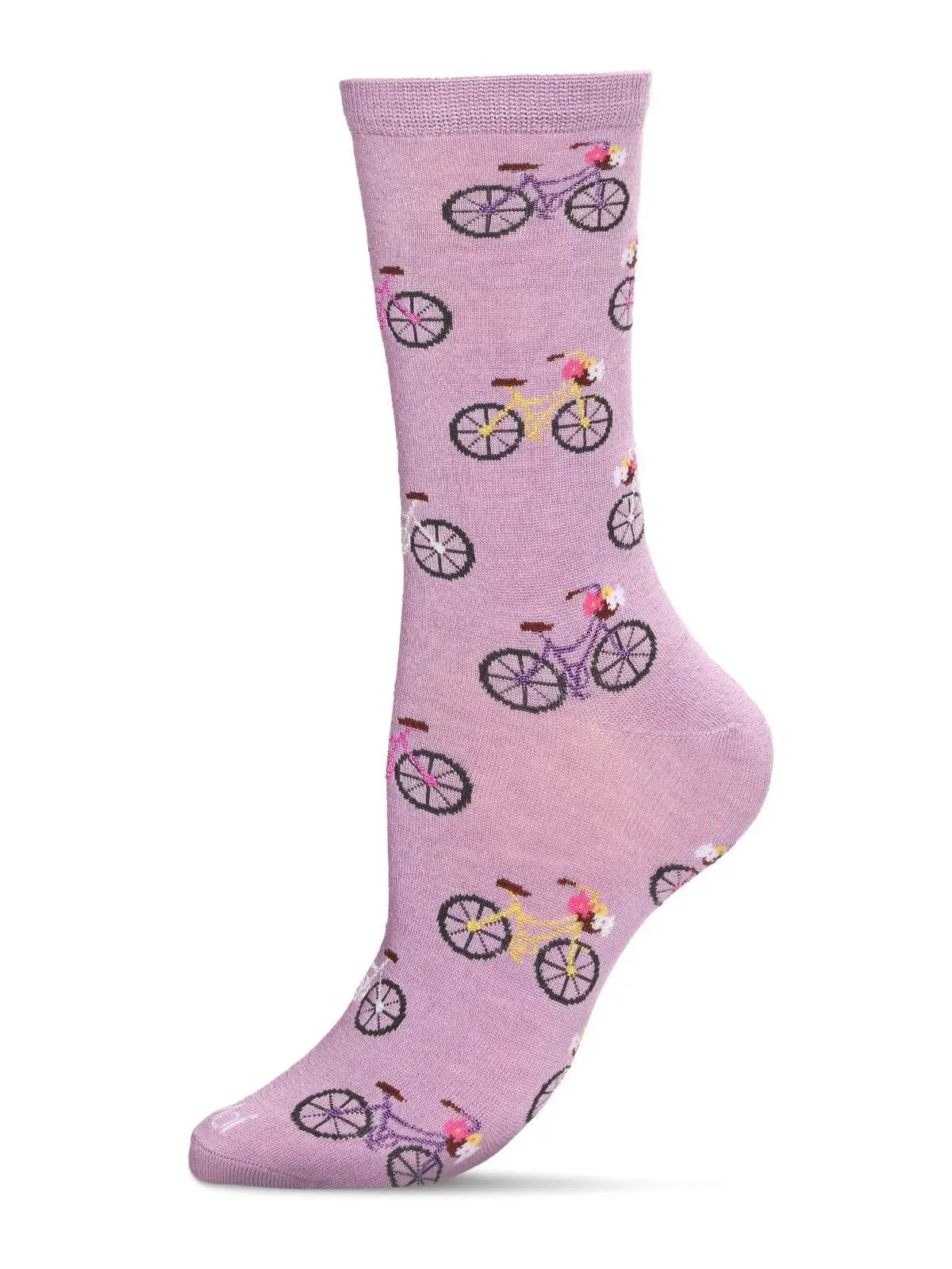 Time to Ride Bicycles Bamboo Crew Socks - Multiple Colors