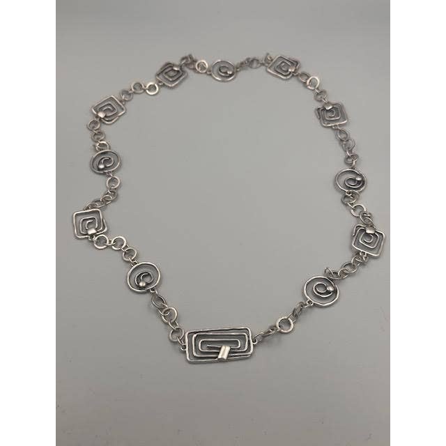 Volare Turkish Silver Necklace - #2665L