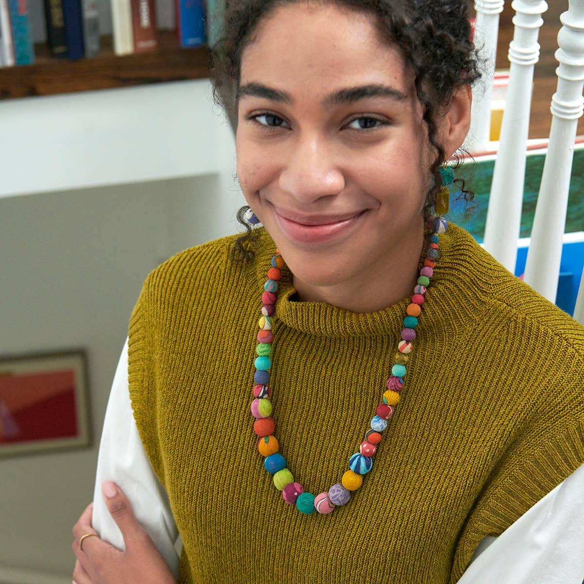 World Finds Kantha Sintra Necklace