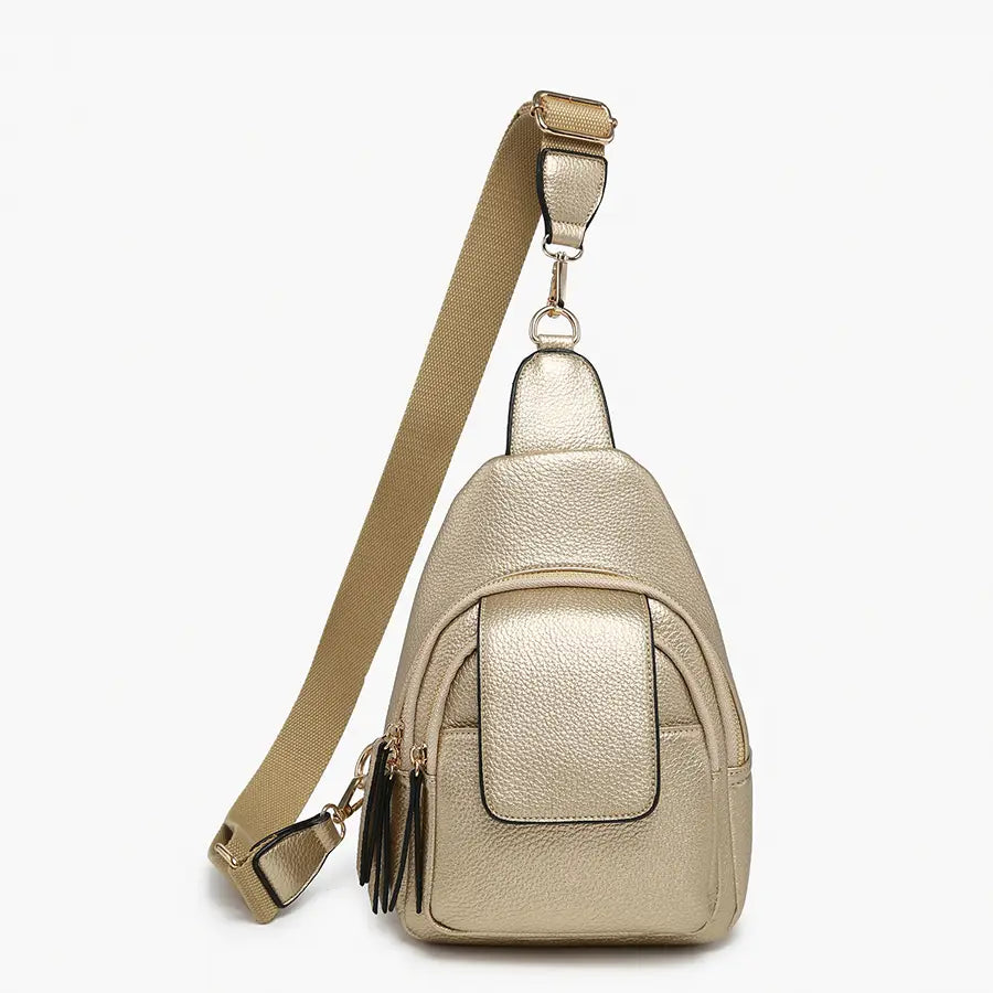 Jen & Co Bags Jen & Co Sophia Sling Vegan Leather Bag - Multiple Colors Jen & Co Sophia Sling Vegan Leather Bag - Multiple Colors